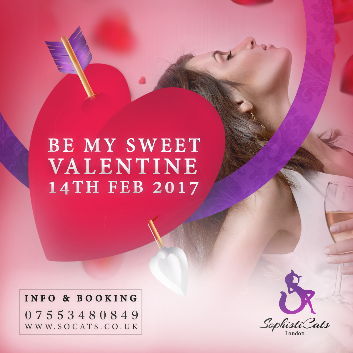 Valentine's Day at Sophisticats Strip club London